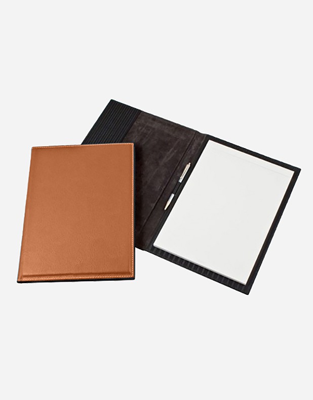 Leather Notepad Holder - Handmade in Italy