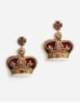 THE CROWN EARRING RED