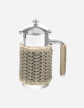 RENNES LEATHER & RATTAN CARAFE